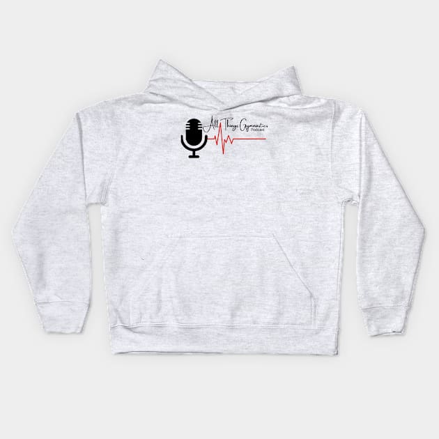 All Things Gymnastics Podcast Design #4 Kids Hoodie by All Things Gymnastics Podcast 